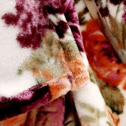 炫彩花都金纺绒休闲空调盖毯