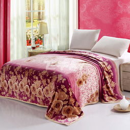 麦斯威尔 云貂绒毛毯 床上用品床单盖毯子 230 250cm 黄金玫瑰 230 250